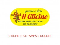 Etichette adesive per fioristi, fiorai e vivaisti (mm 45x20)  (cod.51G)